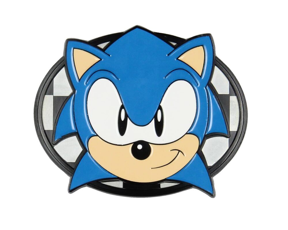 2105 Sonic The Hedgehog Heavy Duty Sonic Design Adult Novelty Metal Belt